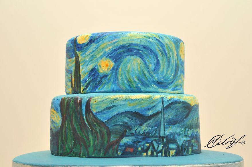 Cyprus-based-artist-recreates-famous-masterpieces-on-Cakes-__880